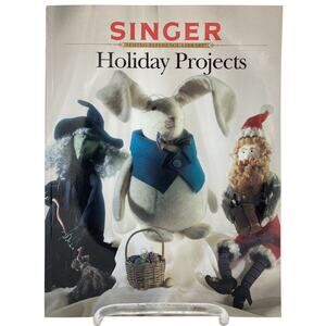 Vintage 1997 Book Singer Holiday Projects Sewing Reference Library by Cowles